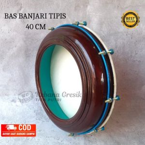 Bas Hadroh murah ukuran 35 cm tipis terbang banjari rebana