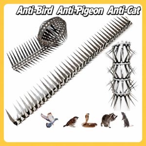 COMEMECO Chiều dài 100cm. Gai chống chim Thép không gỉ Chiều rộng 3cm/5cm Thiết bị đuổi chuột Đáng tin cậy. Chống chim Gai chống leo trèo Hàng rào vườn