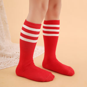 Adults Kids Football Socks 50/60cm Size Thickening Long Socks Summer Running Training Badminton Socks Fitness Sport Soccer Stoking Bola Stokin 运动袜子