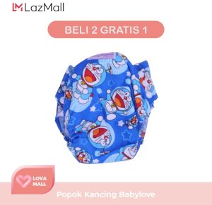 BABY LEON EFEKTIF Clodi Popok Kain Bayi Cloth Diaper Motif + FREE INSERT | clodi popok kain celana Popok Bayi kain cuci ulang Popok Clodi cloth diapers