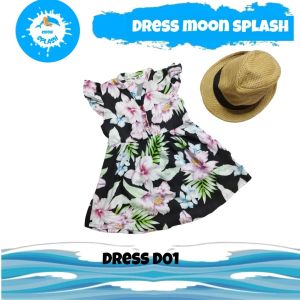Baju Dress Anak Perempuan MOON SPLASH