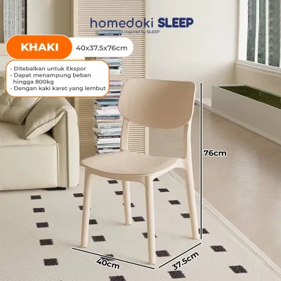 Homedoki Kursi Makan/Kursi cafe/Kursi Belajar/Kursi Kantor/Kursi Bar Minimalis