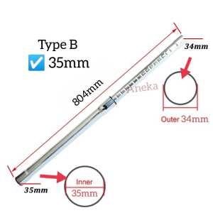 💥READY STOCK💥 32/35mm Stainless Steel Vacuum Cleaner Telescopic Extension Adjustable Tube Pipe Brush Head Replacement Vacum Roller Spare Part Accessories Vakum Muncung Berus Kepala Paip Tiub Panjang Electrolux Karcher Samsung Philips LG Midea Elba