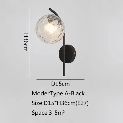 OSABO LED Hiện Đại Đèn tường Nhà Trong Nhà Đèn gắn tường Cho phòng ngủ phòng khách đèn cầu thang Trang Trí Nội Thất đèn ngủ vàng đen chân đèn treo tường