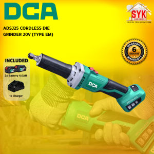 SYK DCA ADSJ25 Cordless Die Grinder Set Battery Machine nd Tool Multipurpose Grinding Mesin Grinder Bateri