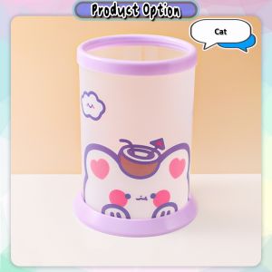 [iRojak] Cartoon Pen Holder Office Table Stationery Cosmetic Brush Storage Pen Container 收纳笔筒 Kotak Pensil -ST05