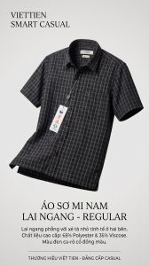 Áo sơ mi tay ngắn Việt Tiến (M-XL)