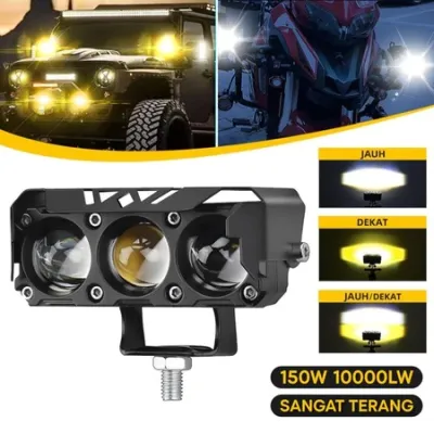 5 Mata Sql Lampu Tembak Led Laser Lampu Sorot Laser 3/4/5 Mata 2 Warna Hi Low 60 Watt 12volt 24volt Super Terang Waterproof Lampu Tembak Motor Mobil