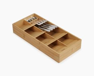 JOSEPH JOSEPH DRAWSTORE Bamboo Cutlery Organiser Large