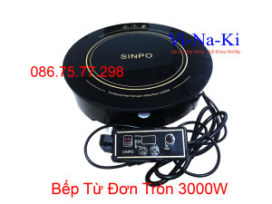 Bếp từ tròn âm bàn 3000W bếp điện từ cho nhà hàng chuyên lẩu bếp lẩu công suất lớn cho bàn 6-10 người