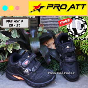 Yasa Footwear - Free Kaos Kaki Beli Sepatu PRO ATT MGP 457V 28-37 / Sepatu Anak-anak / Sepatu Sekolah Anak / Sepatu Hitam Polos / Sepatu Sekolah / Fashion Anak-anak
