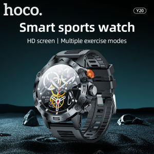 【Support For Calls】HOCO Y20 Smart Sports Watch 1.53inch Men Watch IP67 Waterproof BT 5.1 Mechanical Watch Support Heart Rate Detection 22 Languages Sport Fitness Watch For Android Ios All Smartphones Sports Watch Universal
