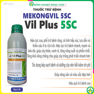 Thuốc Trừ Bệnh MEKONGVIL 5SC Hiệu Vil Plus 5SC (Chai 1 Lít)
