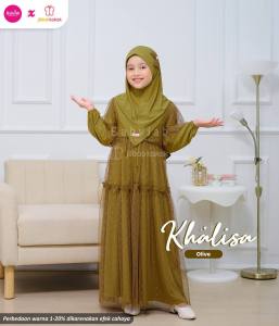 Babyjab Jilbab Kakak Gamis Anak Gamis Set Khalisa New Series Baby - Remaja