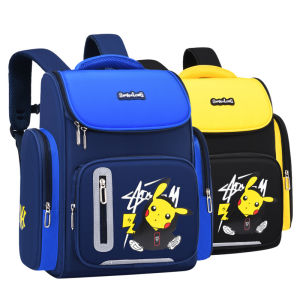 New Pikachu Space Backpack Student Schoolbag 1-6 Grade Waterproof Wearable Personalized School Bag