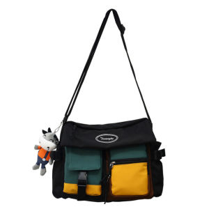 ARCTIC HUNTER กระเป๋าผู้ชาย กระเป๋าสะพาย ผช กระเป๋าสะพายข้างผู้ชาย กระเป๋าสะพาย ผู้ชาย ของผู้ชาย กระเป๋าสะพายไหล่ กระเป๋าผ้าใบแนวสตรีทญี่ปุ่นความจุมากใช้งานได้จริง แมทช์ง่าย