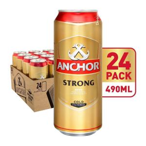 Anchor Strong Beer Can 24 x 490ML