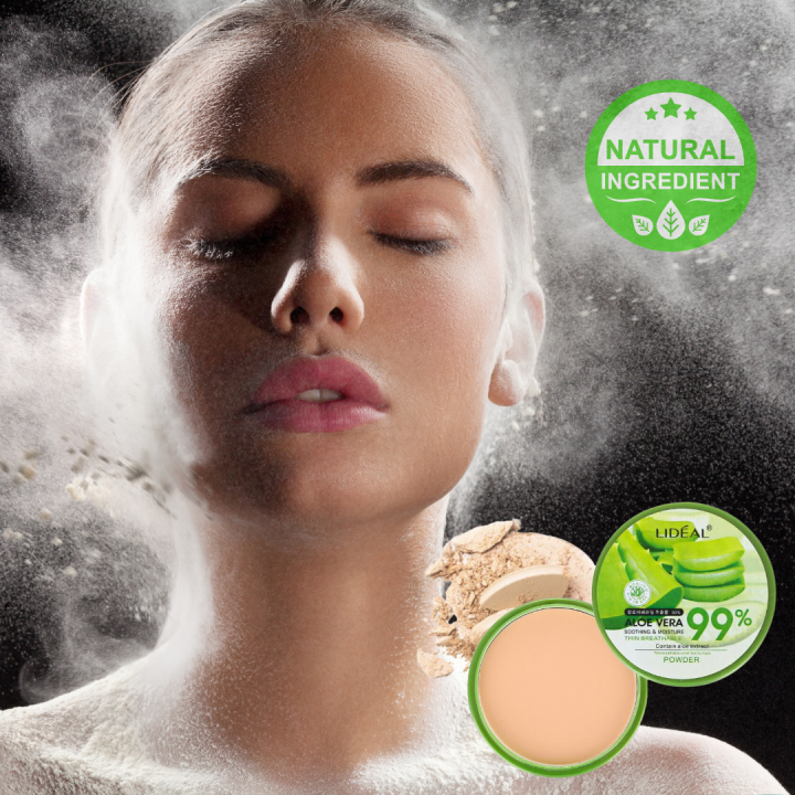 LIDANXIU 99 Natural Aloe Vera Moisturizing Smooth Foundation Pressed