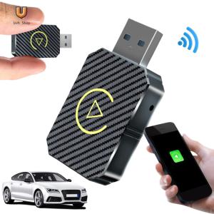 Wireless Carplay Android Auto Adapter Plug&Play USB Car Dongle BT 2 in 1 Mini Box for Wired CarPlay/Andriod Auto Cars[Ueb Shop]