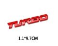 TURBO Universal 3D Metal Emblem Letter Logo Sticker For Perodua Ativa Nissan Almera Proton x50 [1 Piece]. 
