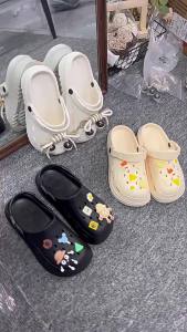 New EVA Stylish Clogs For Men And Women Summer Outdoor Wear Thick-Soled Height-Increasing Non-Slip Beach Shoes With Closed Toe