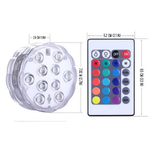 LED 16 Color Aquarium Light Submersible Lights For Aquarium Waterproof With Remote