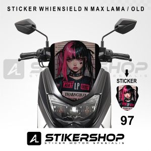 stiker whiensield - visor - tameng - variasi motor n max old - lama gambar keren 97 - 104