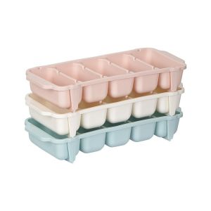 Khay Làm Đá Vỉ Đá Nhựa Việt Nhật 6921/25/28/32/33/34 Có Nắp Đậy Làm Đá Viên Rau Câu Thạch