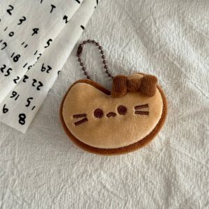 Cartoon Animal Fish Bear Dog Plush Keychain Pendant Decorative Soft Stuffed Doll Toy Keyring Backpack Pendant Decoration