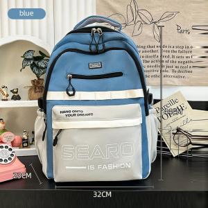 School Bag For Girl Boy Middle High School Backpack Teenage Large Capacity Fashion Student Backpack