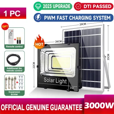 🔥 🔥OOKAS solar light outdoor waterproof lights with panel original with remote control Heavy outdoor LED