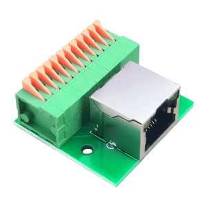 LED Equipped RJ45 Networkings Port DIN Rail Mount Terminals Block Connectors For HassleFree Industrial Wiring Solution