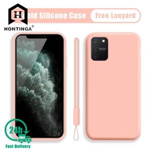 Hontinga For Samsung Galaxy S10 Lite Case Shockproof Liquid Silicone Casing Full Cover Case For Samsung S10 Lite