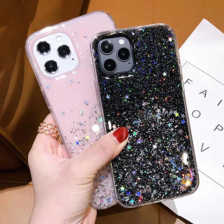 Luxury Sequins Glitter Phone Case For iPhone 13 14 12 11 Pro Max X XR XS  Max Plus Mini Soft TPU Clear Back Cover Lazada PH