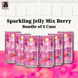 [Bundle of 6] Ozeki Ikezo Mix Berry Jelly Sake Drink 180ml