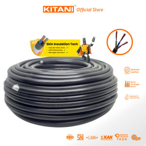 KITANI - NYYHY 3×1.5 mm² - 100 Meter -  Kabel Listrik Tembaga Serabut