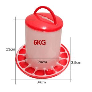 Chicken Feeder Bucket Chicken Poultry Food Dispenser for Poultry Pet Dove Feeding Supplies