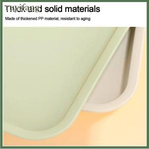 ruyifang Rectangular Pallet Nordic Plastic Food Serving Tray Multiple Colors Storage Tray Household Kitchen Fruit Dessert Tray