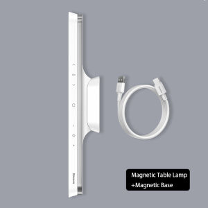 Baseus Đèn bàn Treo đèn bàn từ tính Đèn bàn LED cảm ứng không dây Đèn bàn có thể sạc vô cấp Đèn chiếu sáng đèn ngủ cho tủ quần áo Tủ quần áo Văn phòng nhà bếp