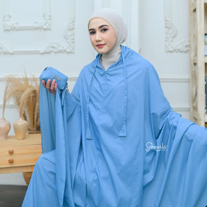 SAKEENA Mukena Zayna Series Traveling Mini Pouch 2in1 Parasut Premium