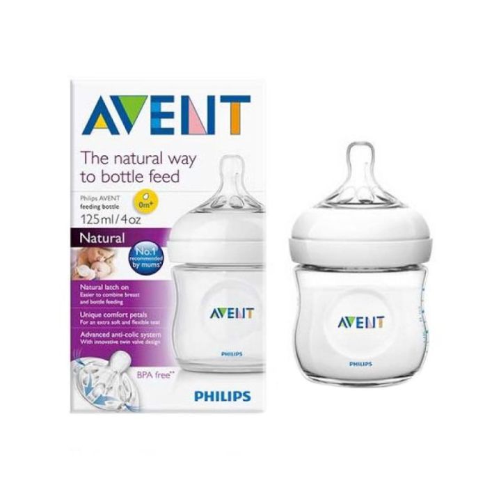 Philips Avent Natural Bottle 125ml 0M+ Wide Neck Single Pack Botol