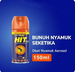 Hit Aerosol Pengusir anti Kecoa dan Nyamuk Serangga spray 150ml