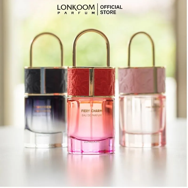 Official]LONKOOM Perfume FORBIDDEN DARKNESS/FIERY CHARM/PINK TEMPTATION EDP  long-lasting fragrance for women(50ml)