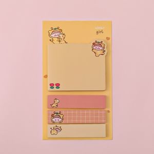 Gratis Ongkir - Paper Sticky Notes Cute Animal / Sticky Notes 4 Line