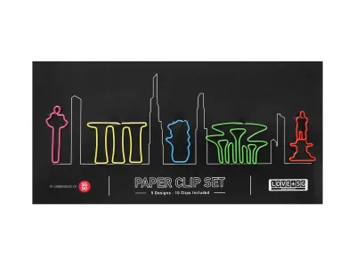 LOVE SG Icons Paper Clip Set Singapore Souvenir