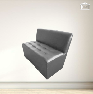 Home best โซฟามีพนักพิง 3 ที่นั่ง สตูล หุ้มด้วยหนัง แข็งแรง ทนทาน กันน้ำ กันฝุ่น เก้าอี้นั่ง