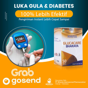 Glucacare Bharata - Obat Diabetes Basah/Kering Luka Diabetes - Obat Gula Darah Tinggi 100% Asli