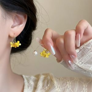 good 999 Fashionable Osmanthus tassel Sweet and Cute Girl EarringsES63762