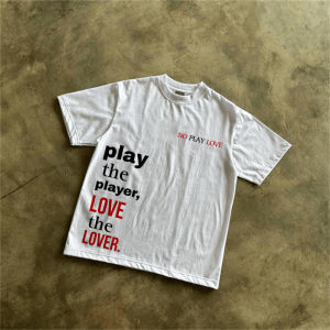 play the player love the lover new top T-shirt original art design pattern pure cotton fashion street round neck TEE