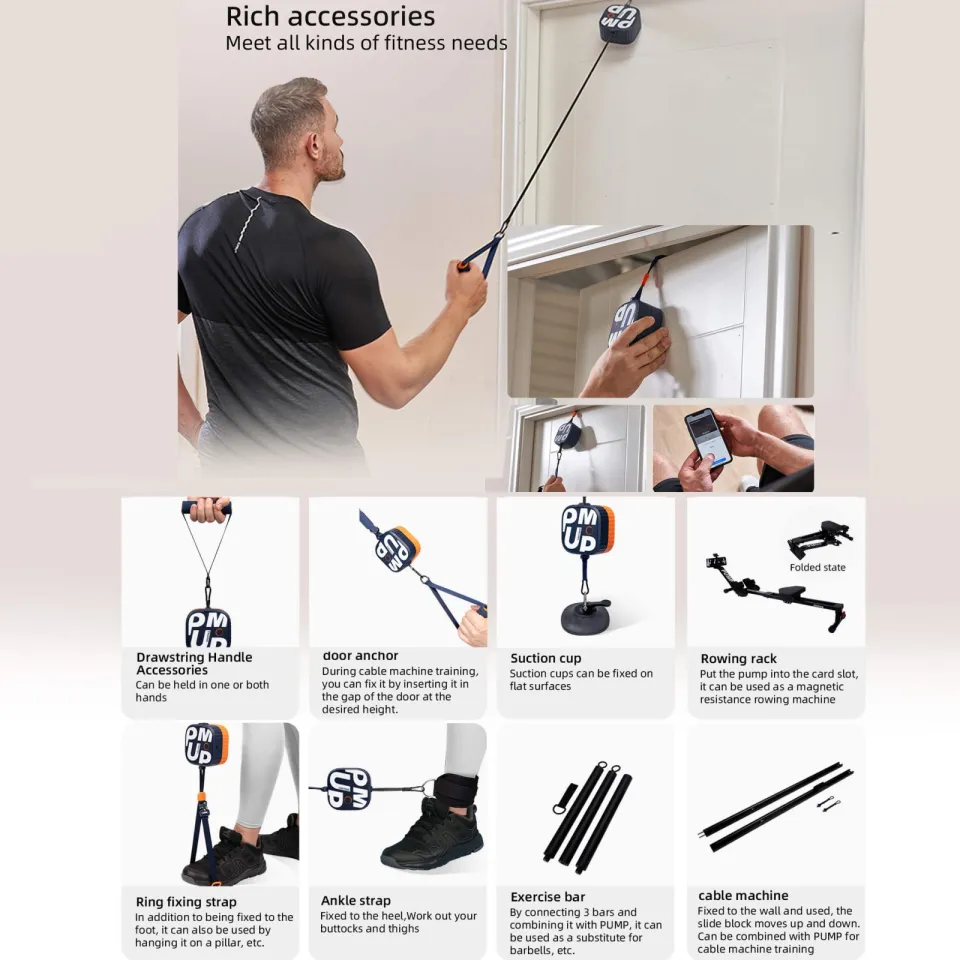 Portable resistance cable discount machine